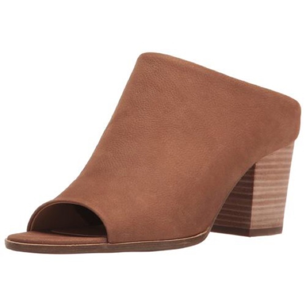 Lucky Brand Open Toe Mule Heel - Nubuck Leather